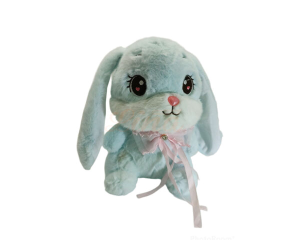 Peluche de conejo con lazo 20cm - Imagen 3