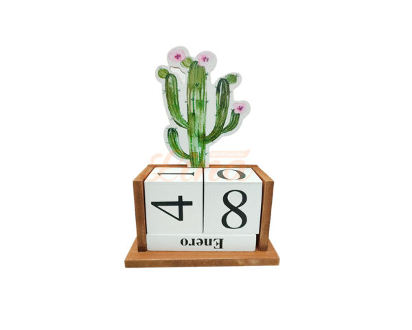 Calendario didáctico Cactus