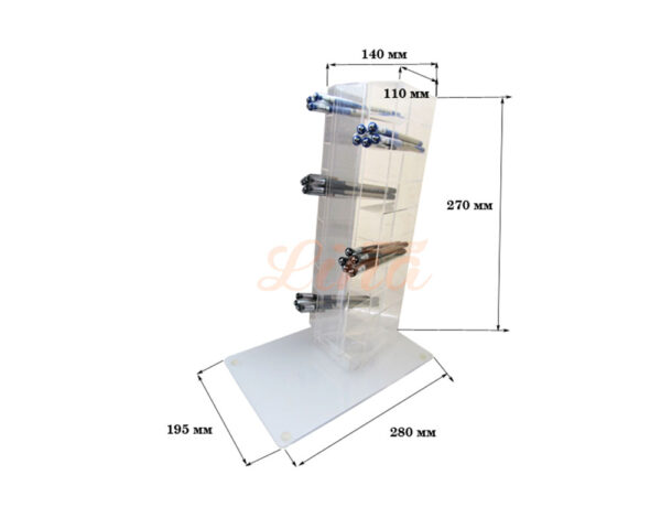 Percha acrilica de esfero